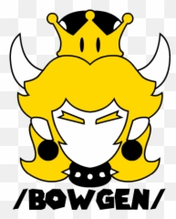 Bowsette General - Automotive Decal Png,Bowsette Png