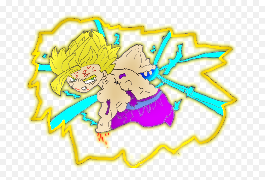 Gohan Fire That Full Power Kamehameha - Fictional Character Png,Kamehameha Png