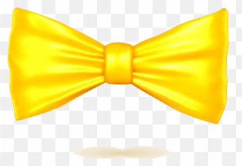 Golden Color Bow Png Transparent - Background Tie Clipart