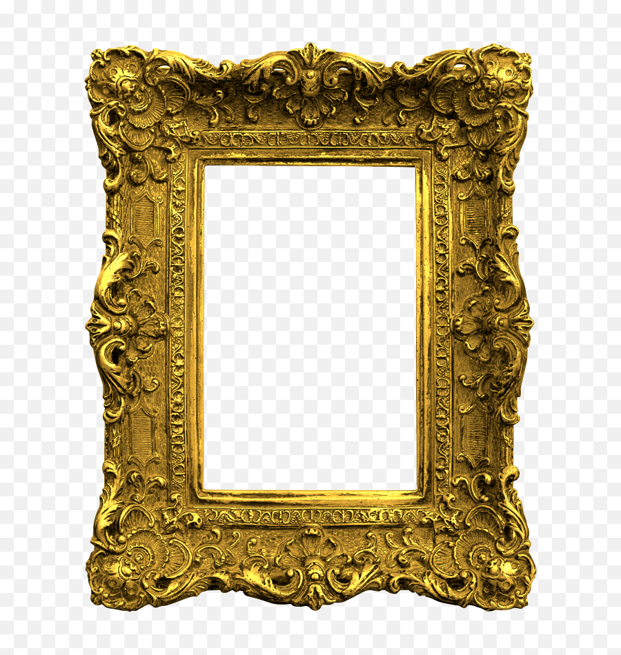 Gold Frame Png Transparent Images - Old Fashioned Picture Frames,Frame Transparent