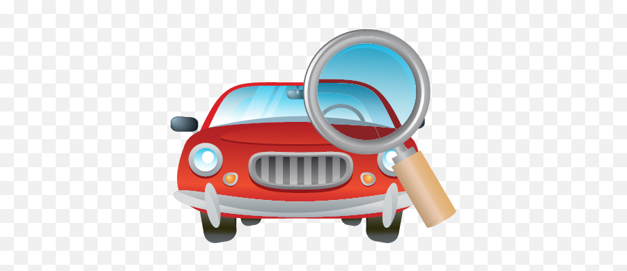 Glass Magnifier Transport Transportation Vehicle Icon - Car Png,Magnifying Glass Icon 16x16