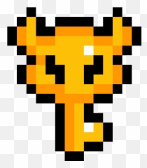 Pixilart - Zelda Boss Key Pixel Art png