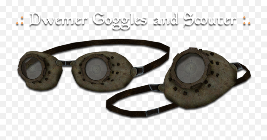Dwemer Goggles And Scouter - Skyrim Dwarven Goggles Png,Scouter Icon