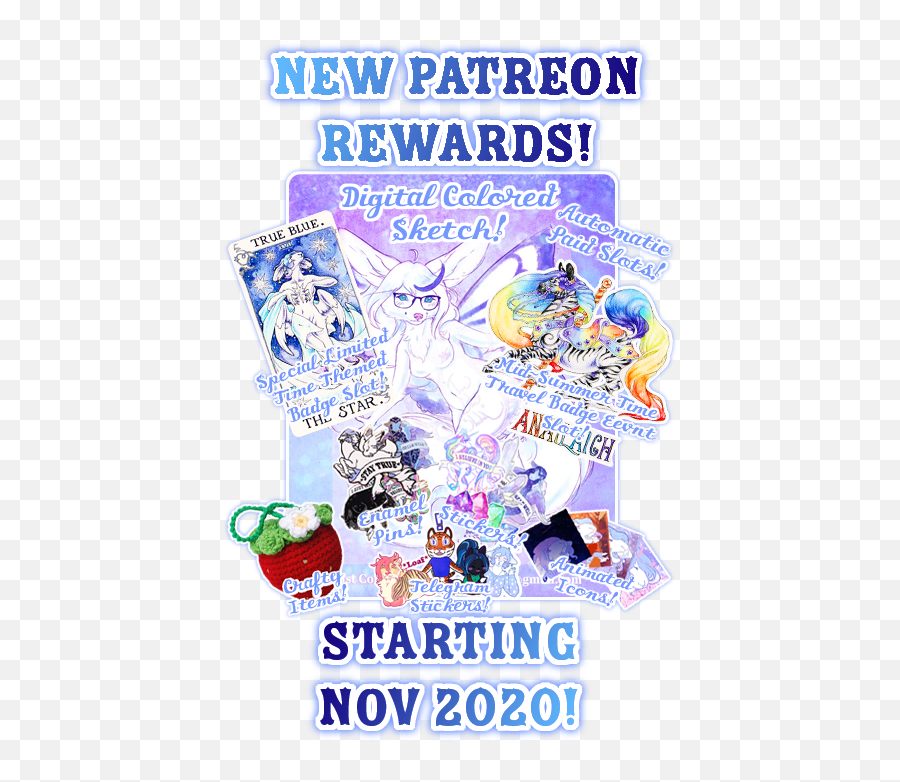 New Patreon Tier Rewards Coming Nov - Poster Png,Patreon Icon Size