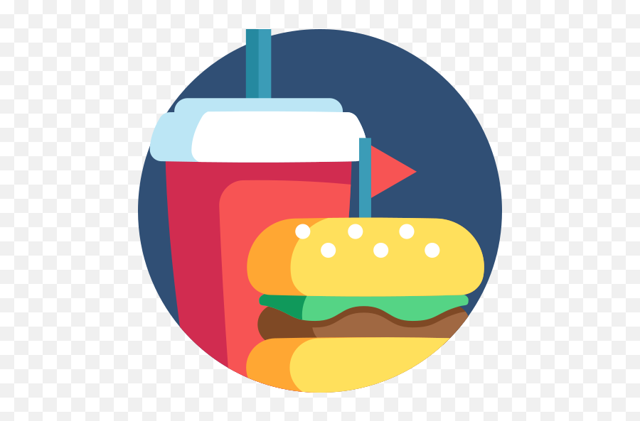 Fast Food - Free Food Icons Hamburger Bun Png,Food And Beverage Icon