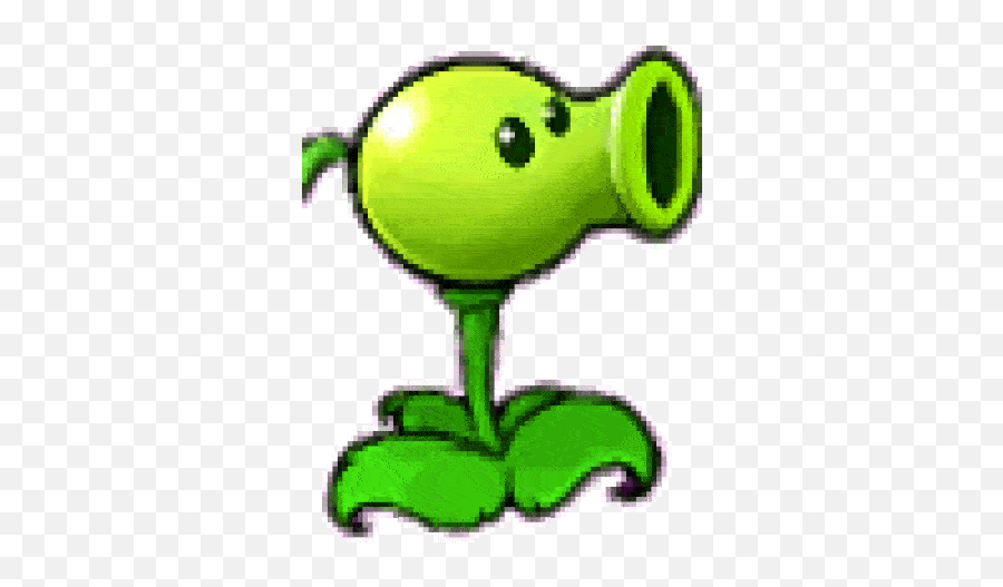 Peashooter Plants Vs Zombies Sticker - Peashooter Plants Vs Pvz Peashooter Gif Png,Pvz Icon