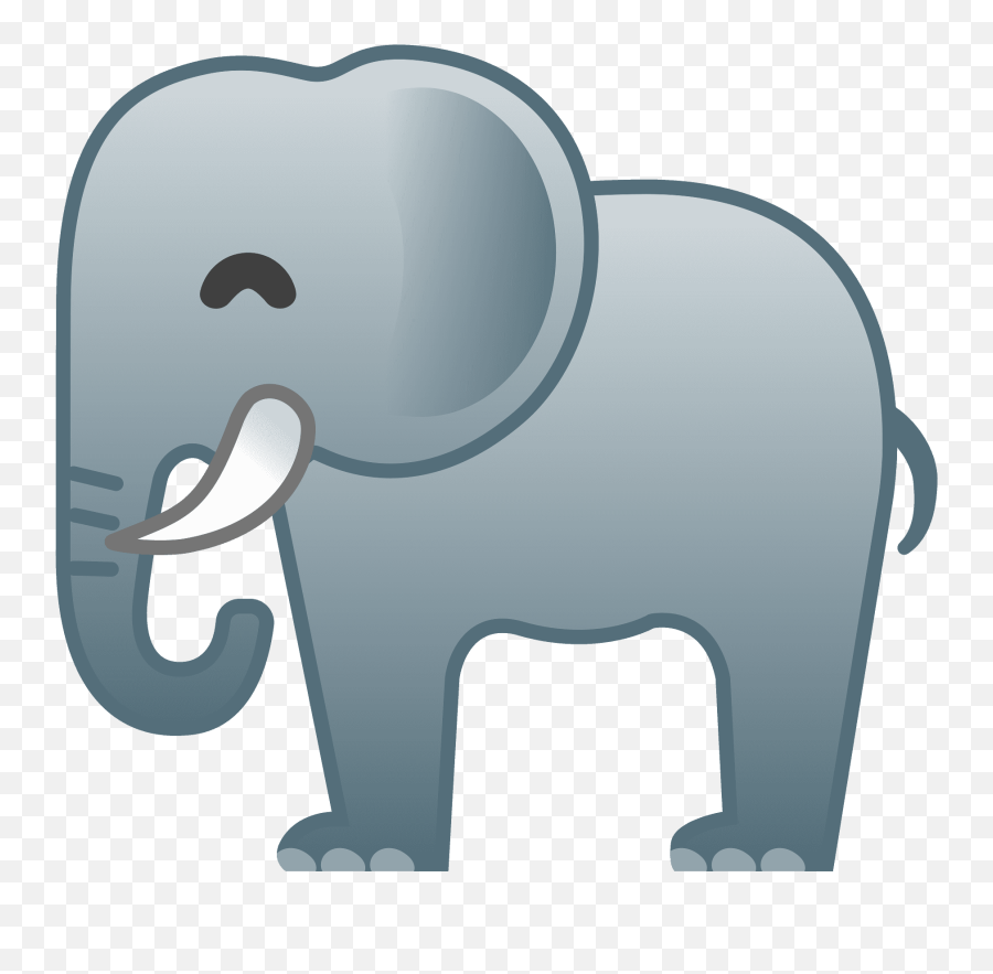 Elephant Emoji Clipart Free Download Transparent Png - Transparent Elephant Emoji,App With Elephant Icon