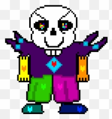 Soul Sans - Undertale Sans Head Pixel Art Png,Undertale Soul Png
