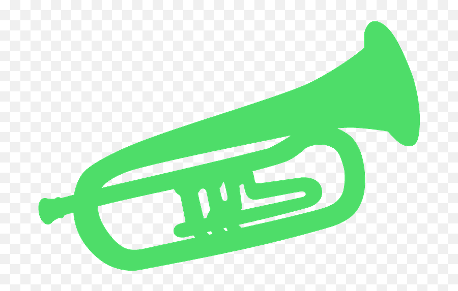 Brass Trumpet Silhouette - Free Vector Silhouettes Creazilla Horizontal Png,Trumpet Icon