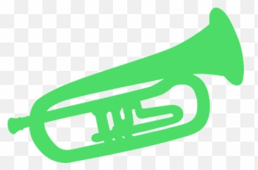 Brass Trumpet Silhouette - Free Vector Silhouettes Creazilla Horizontal Png,Trumpet Icon