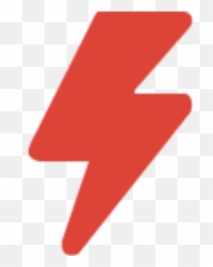 Lightning Red Sign Geometry Vector - Clip Art png