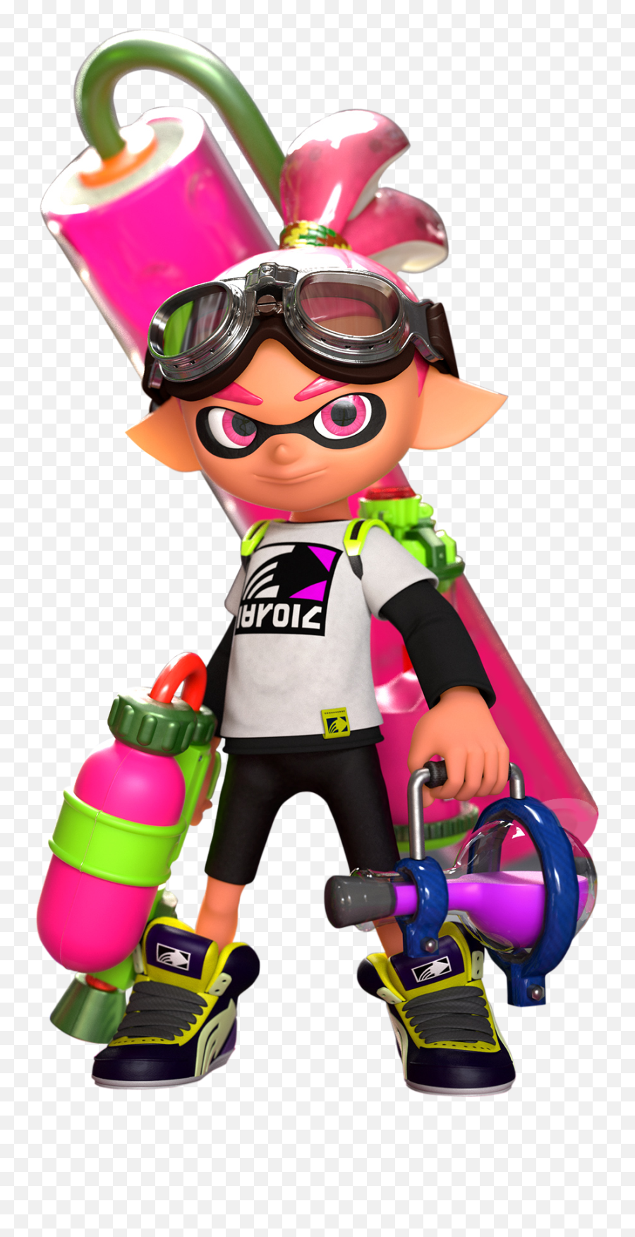 Splatoon Pink Inkling Boy - Splatoon Pink Inkling Boy Png,Inkling Png