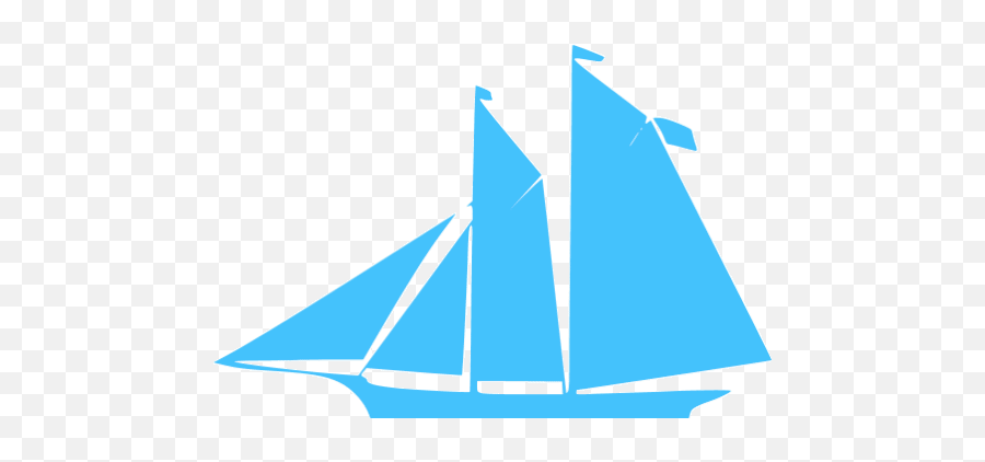 Caribbean Blue Boat 2 Icon - Free Caribbean Blue Boat Icons Sailing Ship Icon Transparent Png,Catamaran Icon