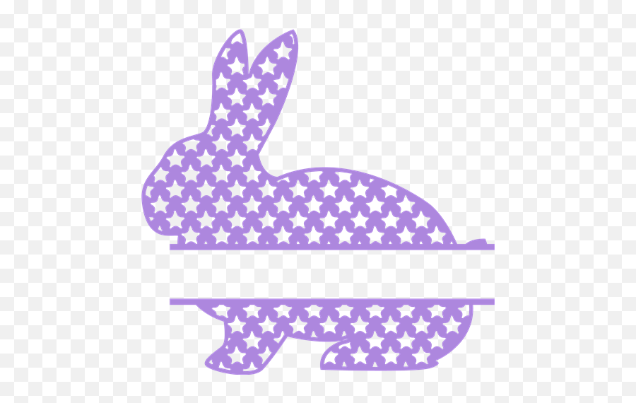 Easter Bunny Name Split Png Email Icon