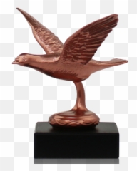 Metal Figure Flying Pigeon 110cm - Bronze Sculpture Png,Pigeons Png