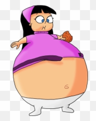 Wanda Trixi Fat Transparent Png - Weight Gain Lisa Simpson,Fat Png