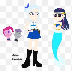 Download Anime Aquarius Artist - Lucy Heartfilia Mlp Fairy Tail Lucy Equestria Girls Png,Lucy Heartfilia Transparent