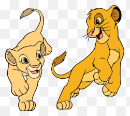 Simba And Nala Clip Art - Simba Y Nala Png,Nala Png