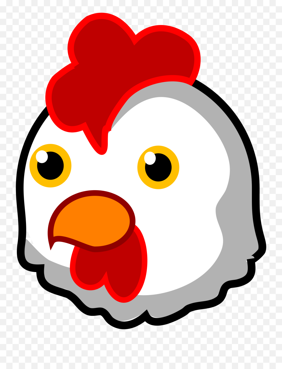 Download Chicken Head Png - Cartoon Chicken Head Png,Chicken Head Png
