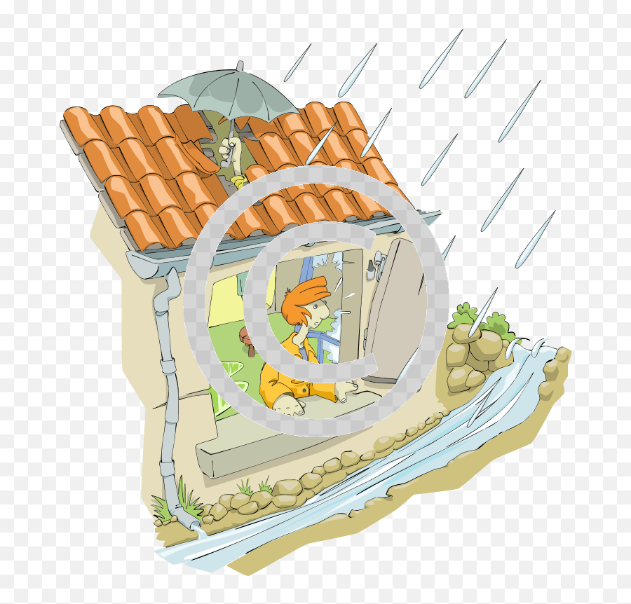 House Full Of Leaks - Animated Rain On The Roof Png,Full House Png