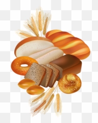Clipart Bread Yeast - Bakery Items Vector Png,Yeast Png