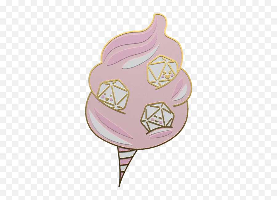 Fairy Dice - Dungeons And Dragons Enamel Pin Macaroon Png,Dnd Dice Png