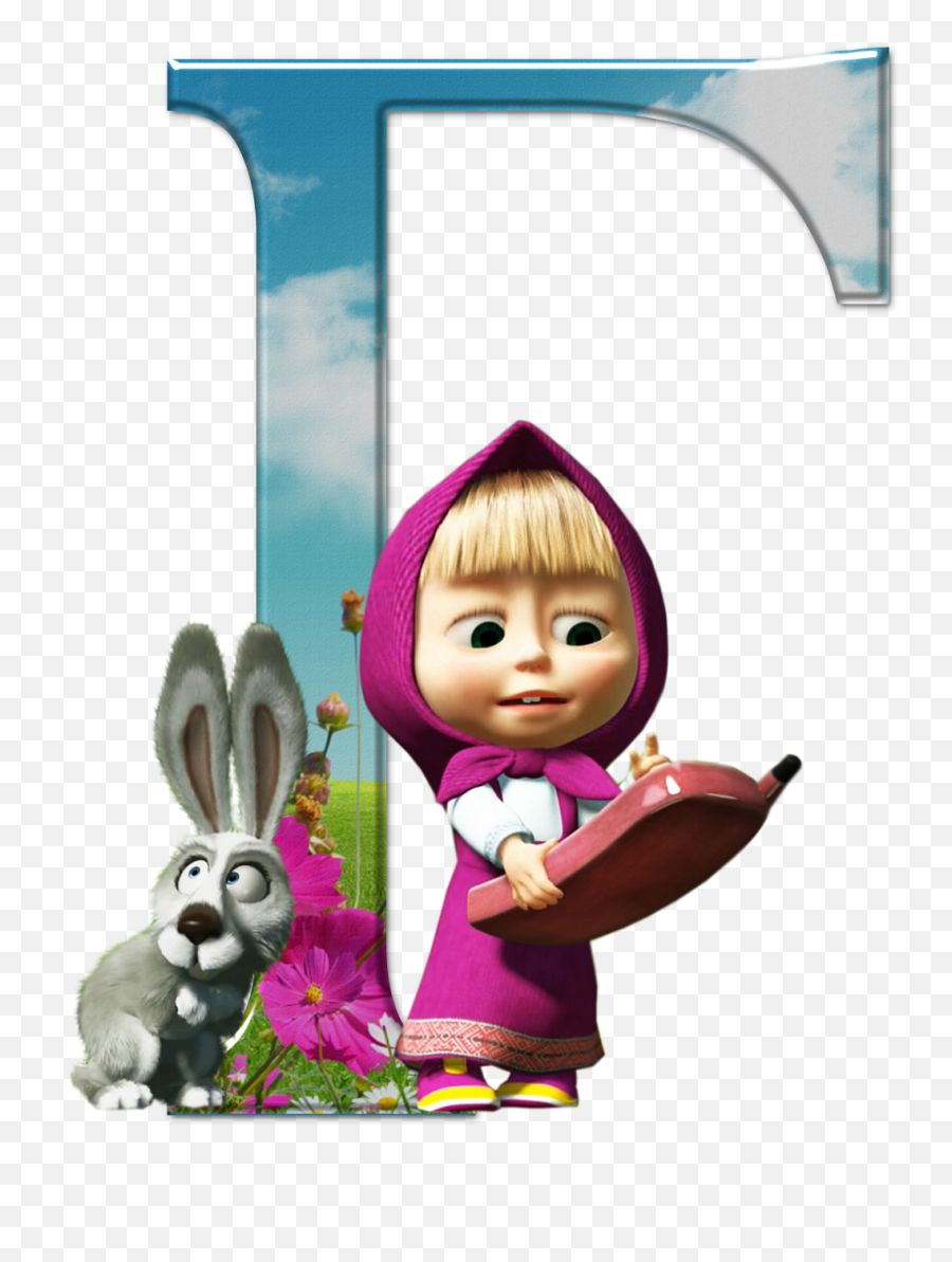Download Hd Alphabet Alice Masha And The Bear Doc - Masha And The Bear Letters Png,Masha And The Bear Png