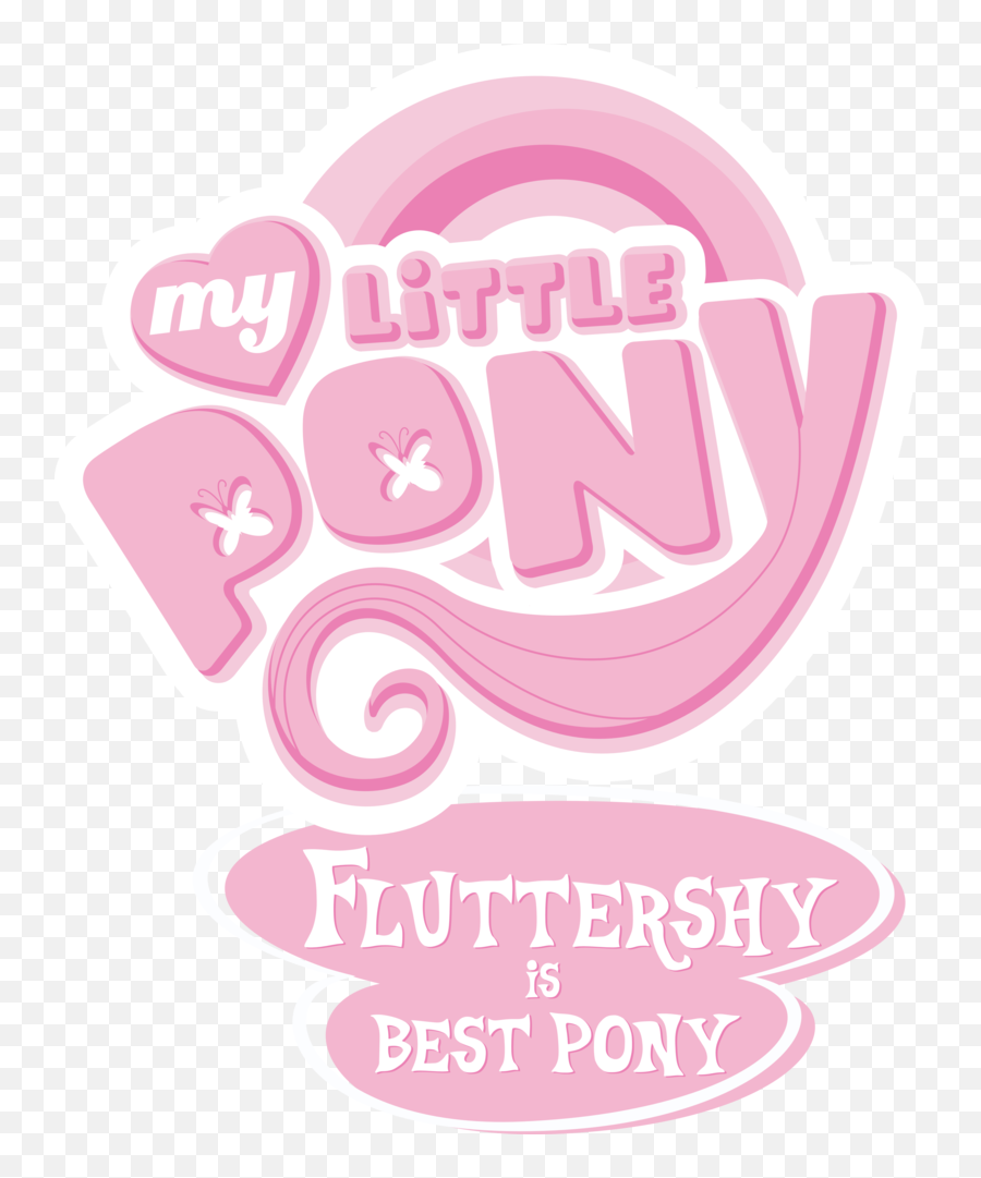 My Little Pony Fluttershy - Fluttershy Is Best Pony Png,My Little Pony Logo