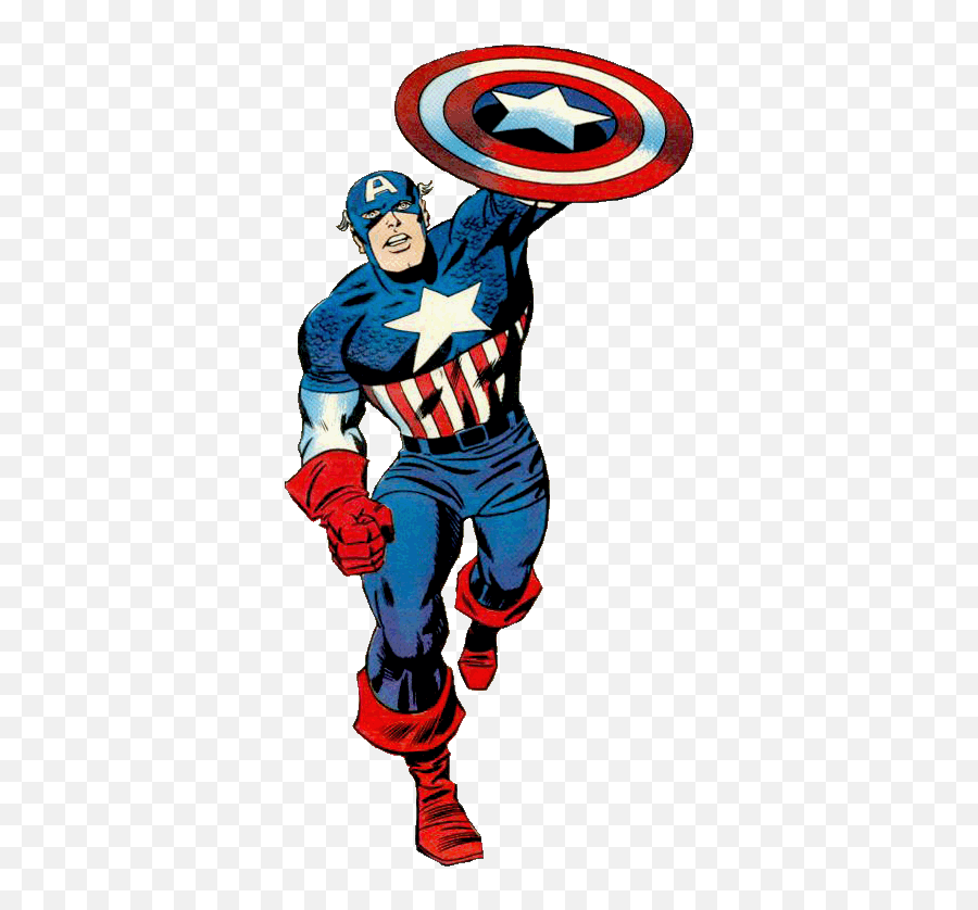 The Peerless Power Of Comics Striving Through Adversity - Captain America Jack Kirby Png,Captain America Transparent