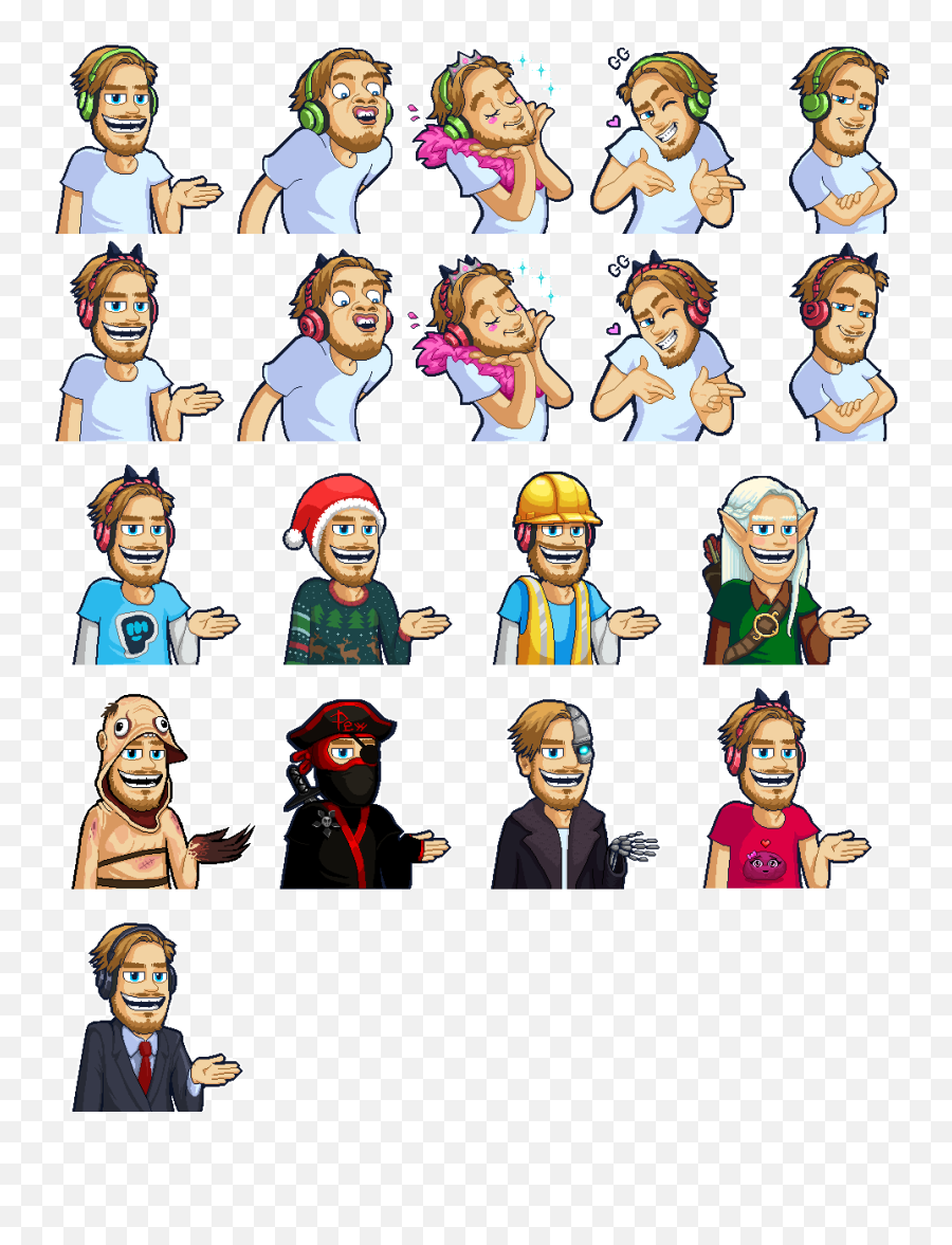 Mobile - Pewdiepieu0027s Tuber Simulator Pewdiepie The Pewdiepie Tuber Simulator Pixel Art Png,Pewdiepie Png