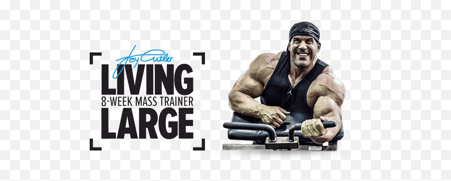 Download Living Large With Jay Cutler Is A Complete Muscle - Jay Cutler  Living Large Png,Workout Png - free transparent png images 