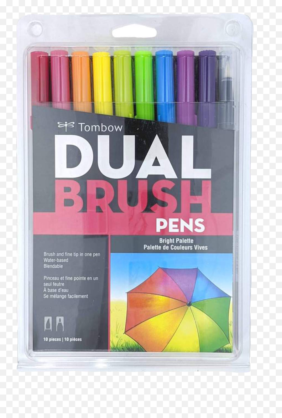 Tombow Dual Brush Pen Sets Musejar - Tombow Dual Brush Bright Colors Png,Paint Swipe Png