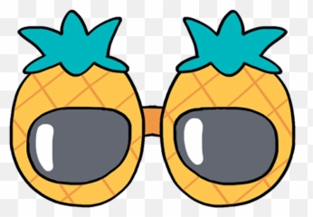 Pineapple Glasses Sunglasses Mochi Kawaii Cute Softbot - Pineapple Glasses Png