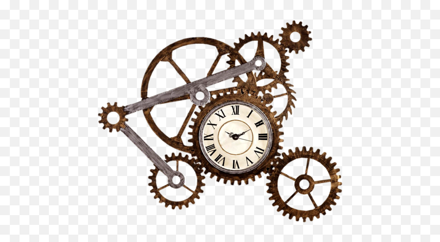 Download Hd Free Steampunk Gear Png - Steampunk Cogs Steampunk Clock Png,Cogs Png