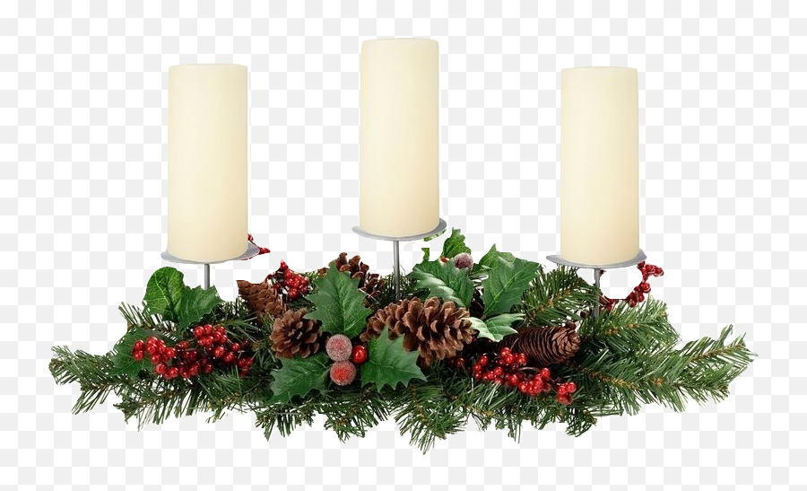 Natural Pine Cone And Berry Table Centrepiece - Christmas Decoration Png,Pine Cone Png