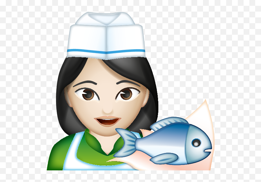 Emoji U2013 The Official Brand Woman Fish Counter Fitz 1 - 2 Cartoon Png,Fish Emoji Png