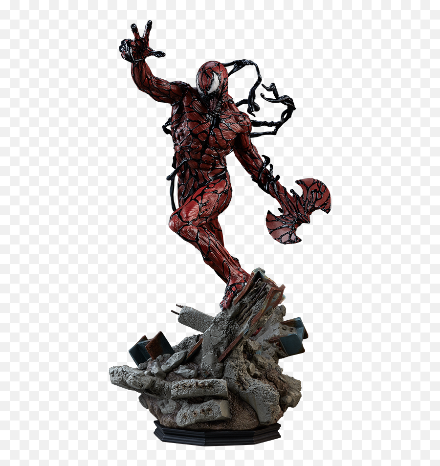 Marvel Carnage Statue Transparent Png - Carnage Premium Format,Carnage Png