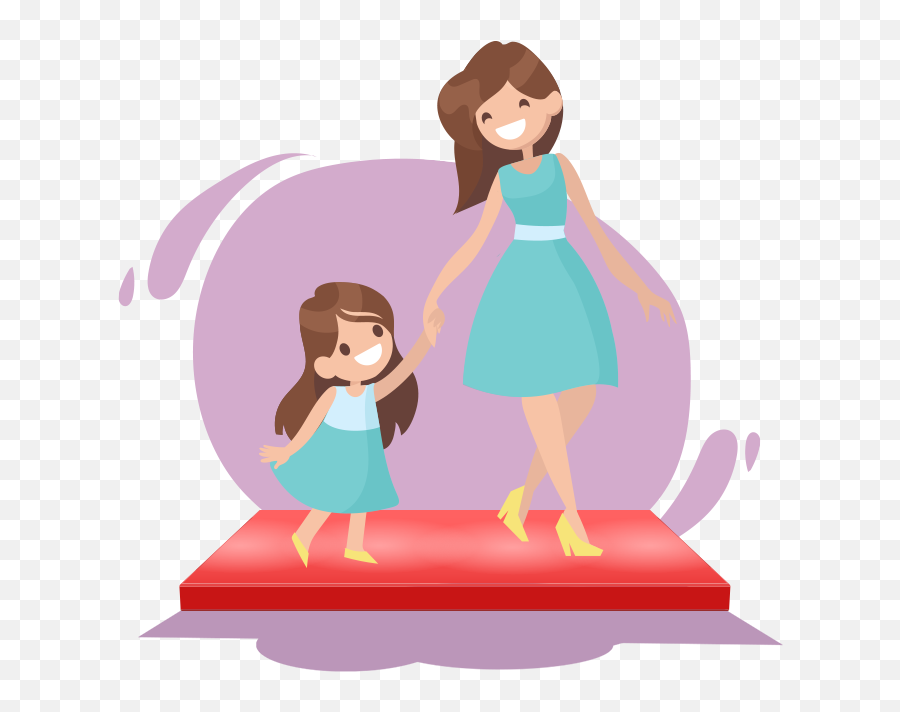 Clipart Fashion Show Anak - Background Fashion Show Anak Kartun Png,Fashion Show Png