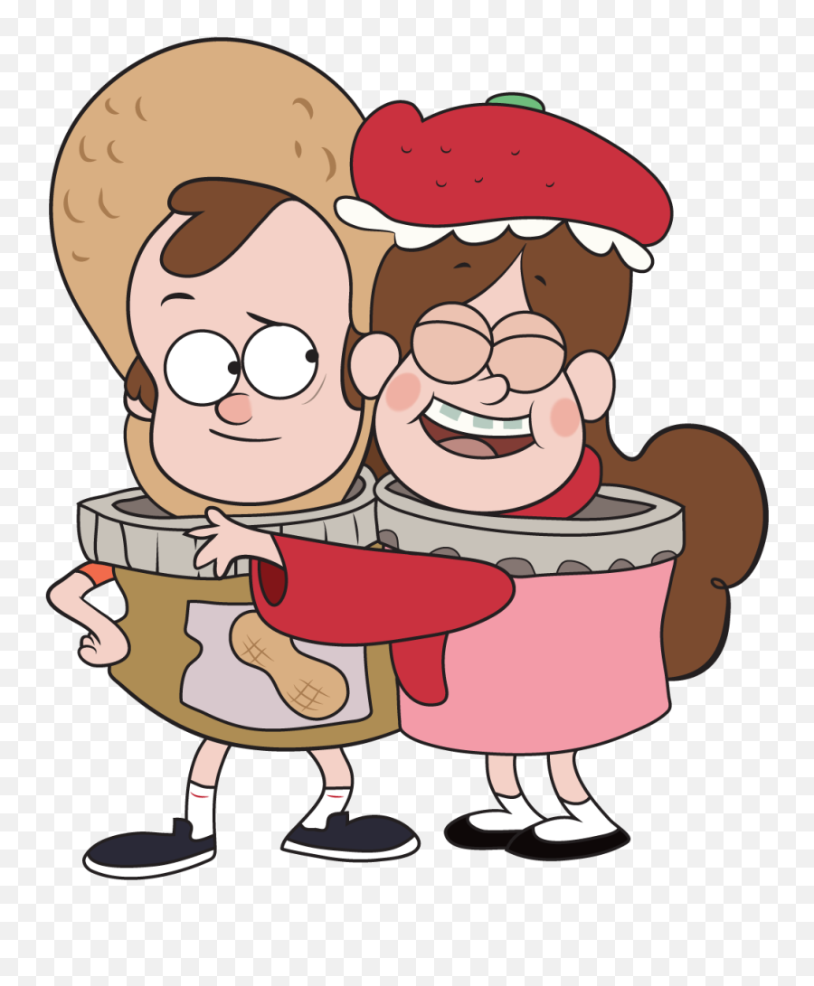 Cartoon Characters Gravity Falls Png - Gravity Falls Mabel Y Dipper,Gravity Png