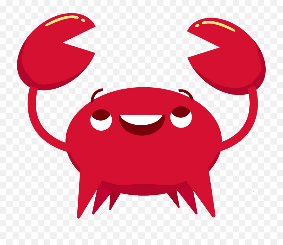 Cute Crab Clipart - Clip Art Png,Crab Clipart Png