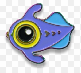 Peeper Enamel Pin - Cartoon png