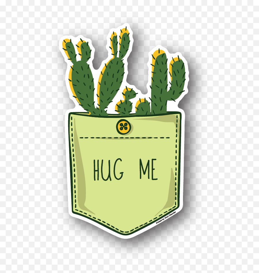Download Hd Cactus Sticker Hugs Cute Folder - Eastern Prickly Pear Png,Cute Cactus Png