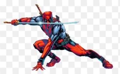 Deadpool Comic Transparent File Png Play - Full Body Drawing