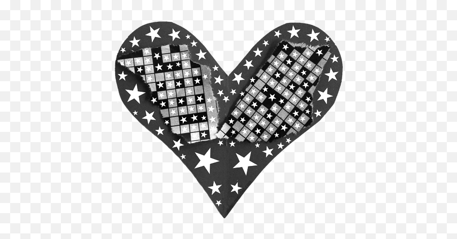 Heart Black And White Clipart Double - Heart Png,White Heart Transparent