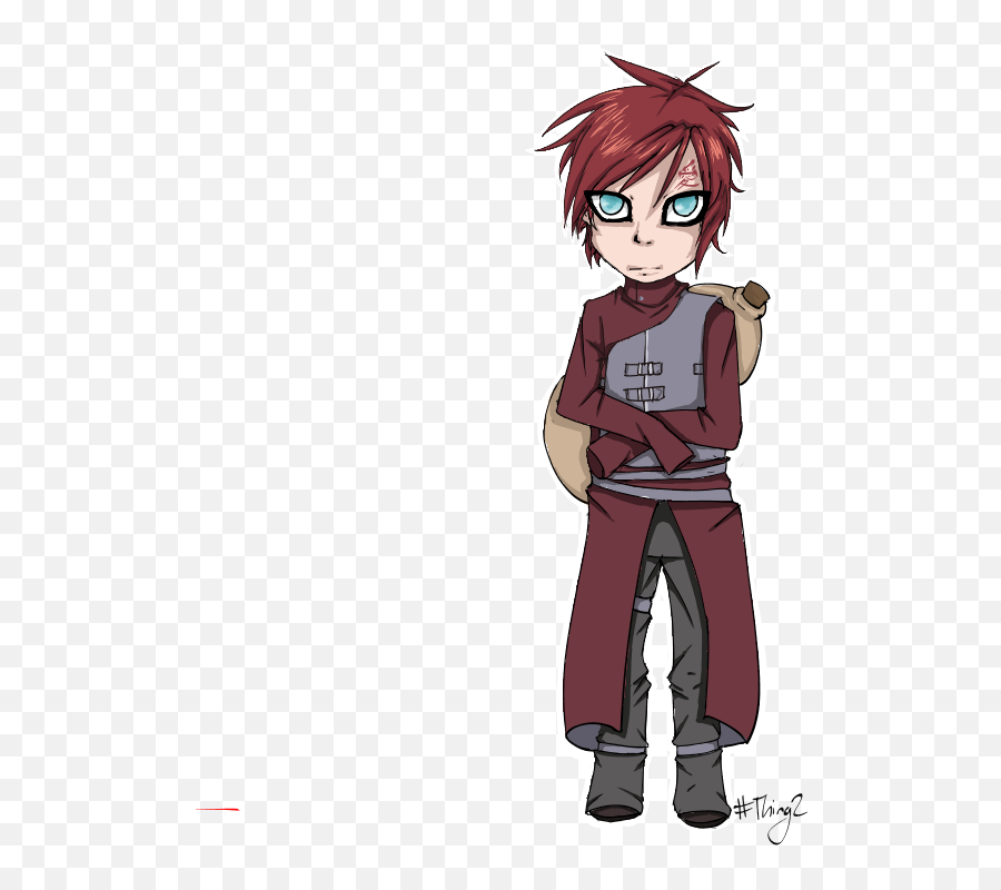 Gaara Chibi U2014 Weasyl - Fictional Character Png,Gaara Png