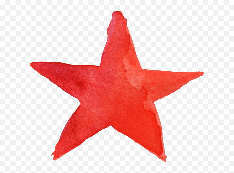 15 Watercolor Star Transparent - Star Retro Png,Red Star Png
