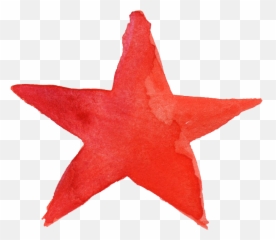 15 Watercolor Star Transparent - Star Retro Png,Red Star Png