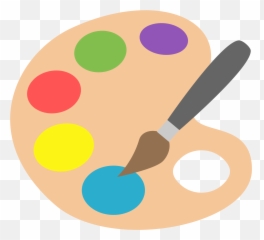 Art Emoji Png Transparent - Artist Palette Emoji,Wet Emoji Png