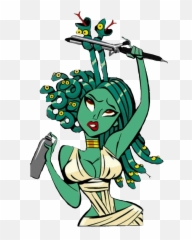 Evil Tree Png - Cartoon Pictures Of Medusa,Medusa Png
