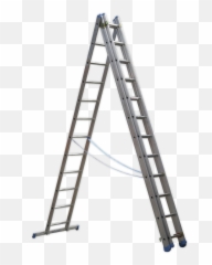 Aluminium Extension Combination Ladder 3x12 En 131 - Ikea Ladder Png,Ladder Png